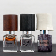 NASOMATTO: BLACK AFGANO + PARDON + BLAMAGE PARFUME OIL 4ml x 3 - usati