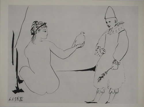 Pablo picasso commedia umana - commedia,
