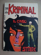kriminal n° 286 magnus ed.corno 1970 con adesivi