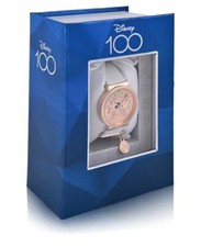 Orologio Disney ANNI DELLE MERAVIGLIE 100 Anniversario Minnie Mouse ORO ROSA Nuovo con scatola Limited