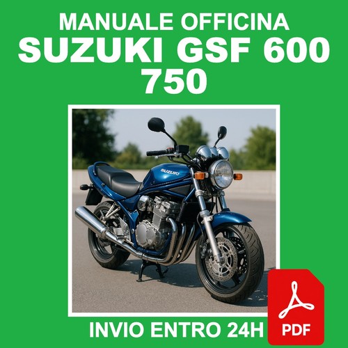 Manuale officina suzuki gsf - manuale,