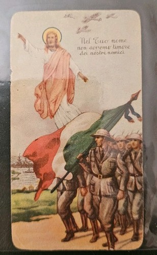 Santino coloniale preghiera - santino,
