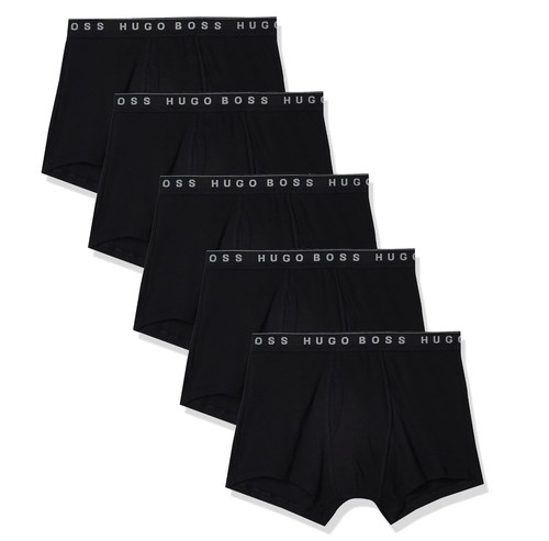Boxer uomo boss tutto nero - uomo,
