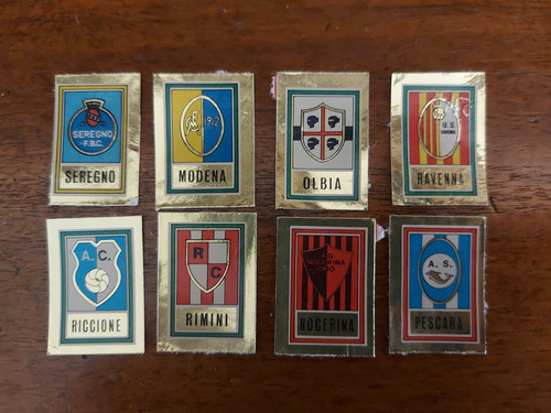 Lotto scudettini calciatori - 8,