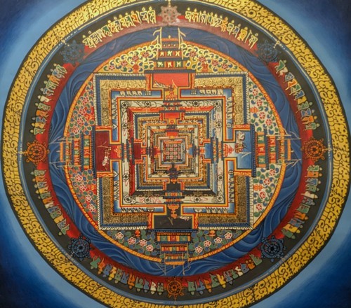 Tibet dipinto thangka - dipinto,