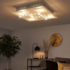 Plafoniera Lampada Letto Vetro