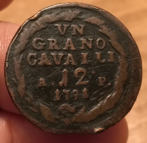 Moneta grano cavalli - moneta,