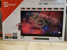 Tv 50 pollici 4k smart Telesystem nuovo arrivato con schermo rotto USO RICAMBI