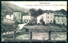 Firenze Vallombrosa Grande Albergo Alterocca 3845 PIEGHINA cartolina JK0295