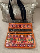 Borsa vintage tessuto indiano