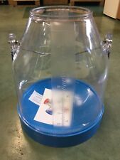 Secchio mungitrice 30 lt policarbonato bovini ovini caprini fondo diametro 37.5