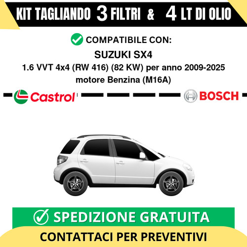 Tagliando per suzuki sx4 6 - per,