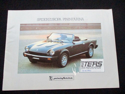 Fiat pininfarina spidereuropa - fiat,