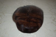 Pot Phot Colbacco aviator uomo-donna, visone d'acqua tg .57-58, russo come nuovo