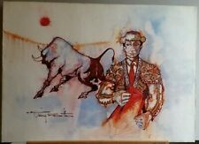 MARIO PINIZZOTTO, GOUACHE' SU TELA 50x70