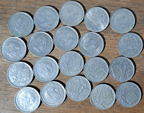 Monete pesetas anno - monete,