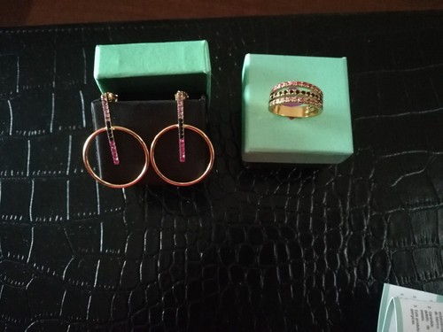 Set orecchini anello - e,