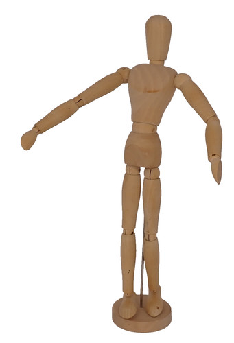 Tall wooden jointed - wooden,