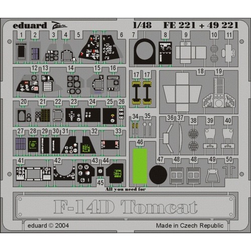 Mw22 eduard 49221 - 49221, f-14d