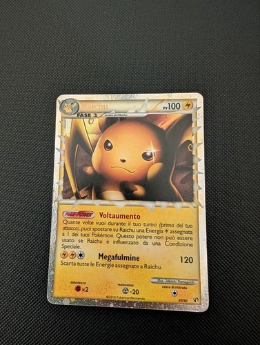 Carte pokemon raichu - carte, prime