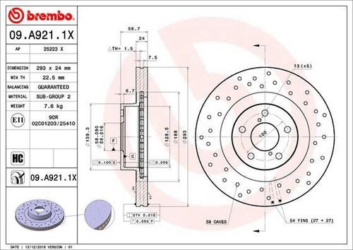 Coppia dischi freno brembo - coppia,