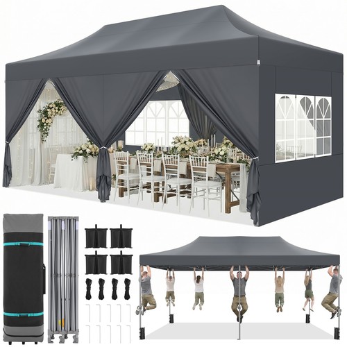 Gazebo pieghevole 3x6m - gazebo,