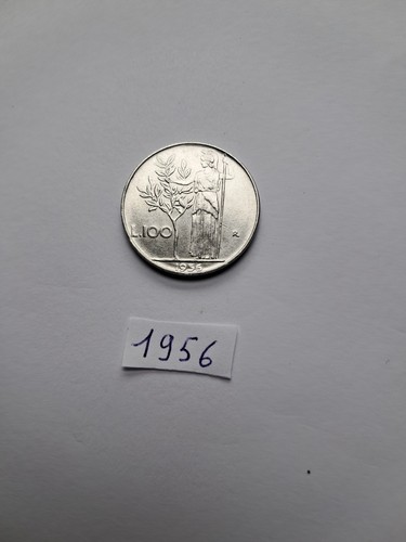 Moneta 100 lire del 1956 - moneta,