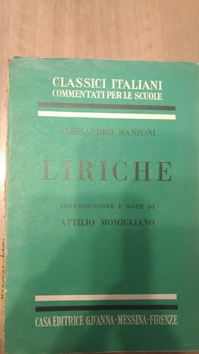 Alessandro manzoni liriche - manzoni,