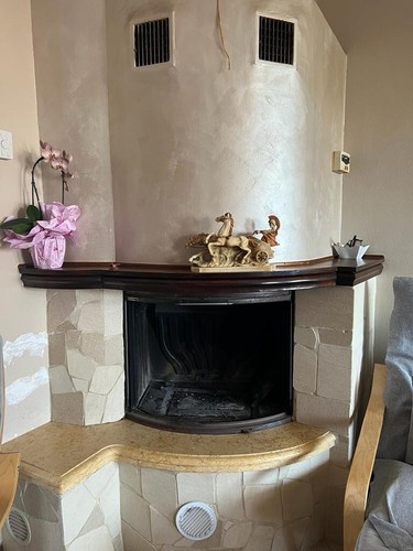 Camino legna ventilato - legna,