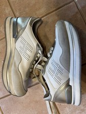 Hogan Midi H222 Sneakers Weiss Silber Donna Taglia35