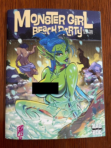 Monster girl beach - girl, party