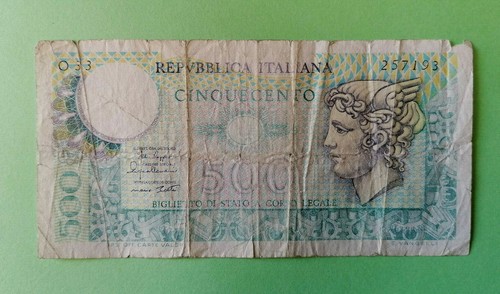 500 lire cinquecento testa - lire, di