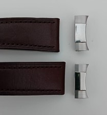 Cinturino ORIGINALE Tudor pelle con fissaggi usato 20 mm. 