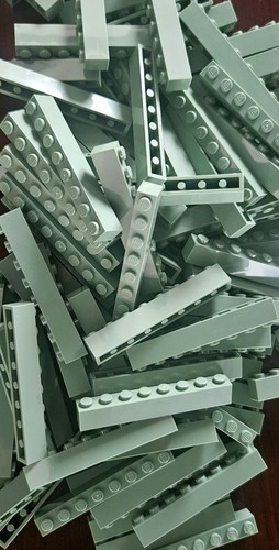 Lego 1x8 verde - lego,