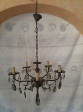 Lampadario ottone bracci - lampadario, 5