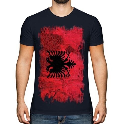 Albania grunge bandiera - grunge,