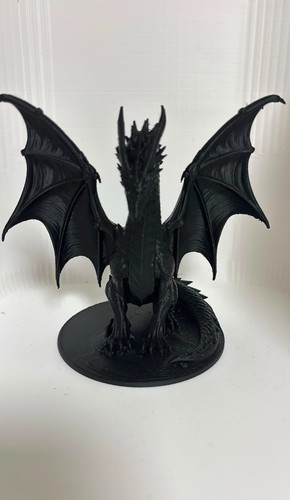 Statua drago nero - statua, in