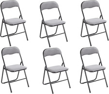 Set Di 6 Sedie Pieghevoli