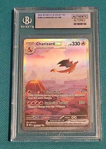 Charizard 199 165 - ex, bgs