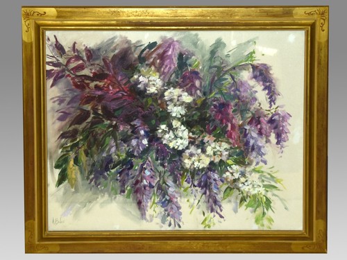 Dipinto olio floreale - dipinto, anne