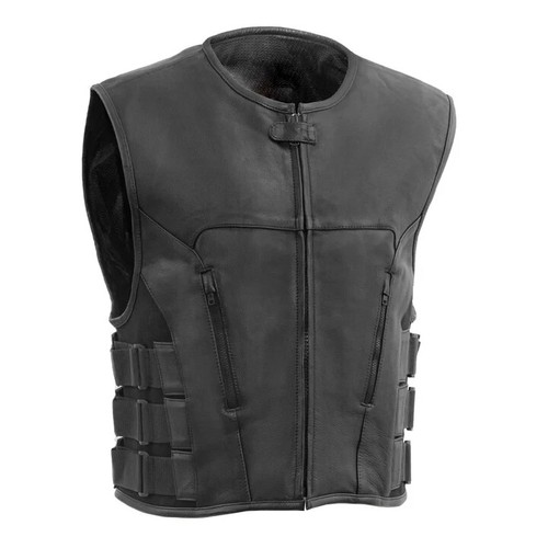 Gilet vera pelle uomo - gilet,
