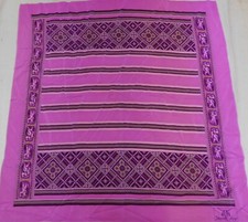 FOULARD 100% PURA SETA SILK SOIE VINTAGE DONNA SCHIAPPARELLI (1137) 82cm x 86cm