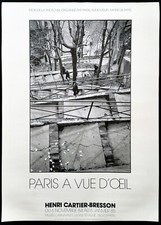 PARIS A VUE D'OEIL HENRI CARTIER-BRESSON poster manifesto Fotografia Photo G41