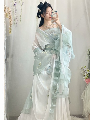 Set hanfu ricamo dinastia - ricamo,