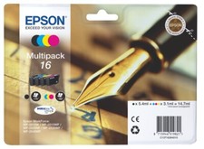 CARTUCCIA EPSON 16 PENNA ORIGINALE - MULTIPACK COLORI