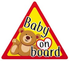 Contrassegno Adesivo Statico Bimbo a Bordo Rimovibile e Riutilizzabile - C66859