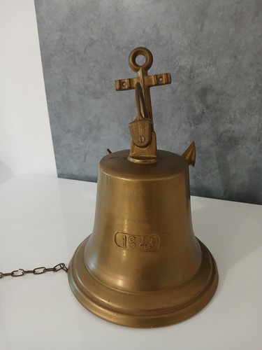 Antica campana bronzo 1843 - bronzo,