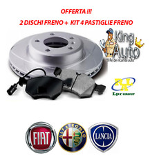 KIT DISCHI FRENO LPR + PASTIGLIE ANTERIORI ORIGINALI FIAT 500L 1.3 MULTIJET