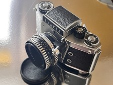 FOTOCAMERA REFLEX EXAKTA VX1000 LENS AUS Jena  T1:2,8 f=50 CUSTODIA VINTAGE '60