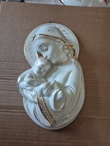 Madonna con bambino ceramica - bambino,